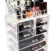 Cosmetic Makeup and Jewelry Storage Case Display