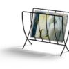 Spectrum Diversified Seville Magazine Rack, Black