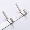 Kes Bathroom Towel Rail/Rack with 5 Scroll Hooks Wall Mount