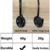 Dual Coat Hook/Hat Hooks Hardware(Upgraded&Thickened),10 Pack