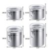 Stainless Steel Airtight Canister Set, Beautiful Food Storage