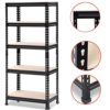 Yaheetech 5-Shelf Shelving Unit Storage Rack Corner Shelf Organization