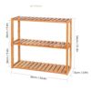 Bathroom Shelf 3-Tier Multifunctional Adjustable Layer Rack