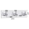 Key Hooks and Hanger, 3M Self Adhesive Stainless Steel Heavy Duty Coat