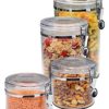 Bellemain 4 Piece Airtight Acrylic Canister Set