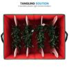 ZOBER Christmas Light Box Storage - Premium 600D Oxford