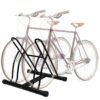 F2C 2-Bike Rack Bicycle Floor Stand Two Bike Parking Garage Storage Rack