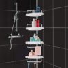 HomeHelper Tension Corner Shower Caddy