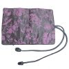Monrocco Silk Jewelry Roll, Travel Embroidery Brocade Jewelry Organizer Case