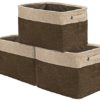 Sorbus Storage Large Basket Set [3-Pack]