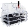 Ikee Design Acrylic Jewelry & Cosmetic Storage Display Boxes