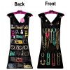 Marcus Mayfield Hanging Jewelry Organizer, Closet Storage with Satin Hanger