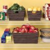Organize with Style: Whitmor Rattique Storage Baskets Set - Perfect for Home and Office Storage