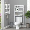 UTEX 3-Shelf Bathroom Organizer Over The Toilet, Bathroom Spacesaver