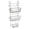 Zenna Home Over-The-Shower Door Caddy, Stainless Steel