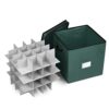 Propik Holiday Ornament Storage Box Chest, with 4 Trays Holds Up