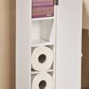 OakRidge Miles Kimball White Compact Toilet Tissue Storage Tower