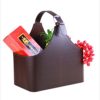 Leather Gift Basket, Magazine Newspaper Holder/Racks