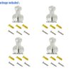 Brushed Stainless Steel Short Bath Towel Hooks - Super Heavy Duty Wall Mount Hooks for Bedroom, Living Room, Bathroom, and Office (Set of 4)