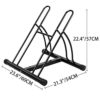 OneTwoFit Bike Racks 2-Bike Floor Stand Bicycle Cycle Stand Garage Bicycle Storage