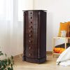 Giantex 40" Jewelry Armoire Chest Cabinet, Heavy Duty 17” Wide Stand