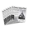 G.E.T. Enterprises White Newspaper Theme Cone Basket Liner / Deli Wrap Paper Paper Food-Safe Tissue Liners Collection 4-T3050 (Pack of 2000)