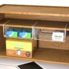 Simple Houseware 2 Pack Under Shelf Basket - Ideal for Organizing Kitchen, Bathroom, and More