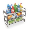 CAXXA 3-Tier Stackable Metal Utility Rack Storage for Shoe Household