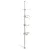 Simplehuman Tension Shower Caddy, Stainless Steel + Anodized Aluminum