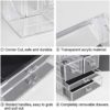 Makeup Organizer 3 Pieces Acrylic Cosmetic Storage Drawer