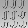 MonsterRax Accessory Hook Package - Deluxe, Hammertone
