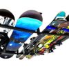 StoreYourBoard Ski & Snowboard Ceiling Storage Rack - Hi-Port 2 Overhead Hanger Mount