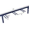 Ski Rack Snowboard Rack Wall Mount Pole Rack for Garage Storage, Black