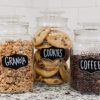 Chalkboard Canister Jar Set of 3