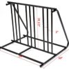 Steel Bike Rack Stand - Floor Mount Bicycle Parking Storage for 1-6 Bikes