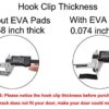 ESYLIFE Hooks Over the Door Hook Organizer Rack Hanging Towel Rack Over Door