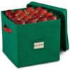 Christmas Ornament Storage Box with Removable lid