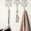 Shabby Chic Cast Iron Decorative Wall Hooks - Rustic - Antique - French