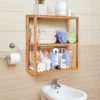 Bathroom Shelf 3-Tier Multifunctional Adjustable Layer Rack