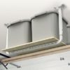 Adjustable Garage Ceiling Mount Storage Rack Kit