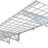 SafeRacks | Garage Wall Shelf Two-Pack 18"x48" | Includes Bike Hooks | 500lb