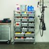 Seville Classics Commercial 7-Tier NSF 16 Bin Rack Shelving, 36" W x 14" D x 56" D
