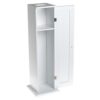 Free Standing White Toilet Paper Bathroom Cabinet Holder