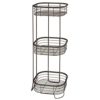 InterDesign Forma Metal Wire Corner Standing Shower Caddy