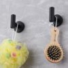 Bathroom Matte Black Coat Hook SUS 304 Stainless Steel Single
