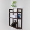 SONGMICS 3-Tier Small Utility Storage Rack, Bamboo Adjustable Layer Bathroom