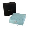 KLOUD City Two-Layer lint Jewelry Box Organizer Display Storage case with Lock