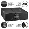 Glenor Co 28 Section Jewelry Box - 2 Layer - Buckle Snap & Magnet Closure