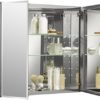 Double Door 30 inch x 26 inch Aluminum Bathroom Medicine Cabinet