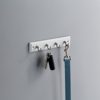 Franklin Brass FBKEYT4-WSE-R, 9" Key Rail / Rack, with 4 Hooks